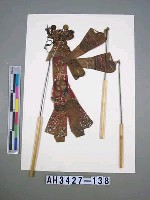 藏品(皮影戲偶—武旦)的圖片